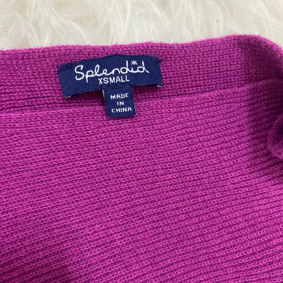 Purple Back Twist Sweater - Picture 3 of 3